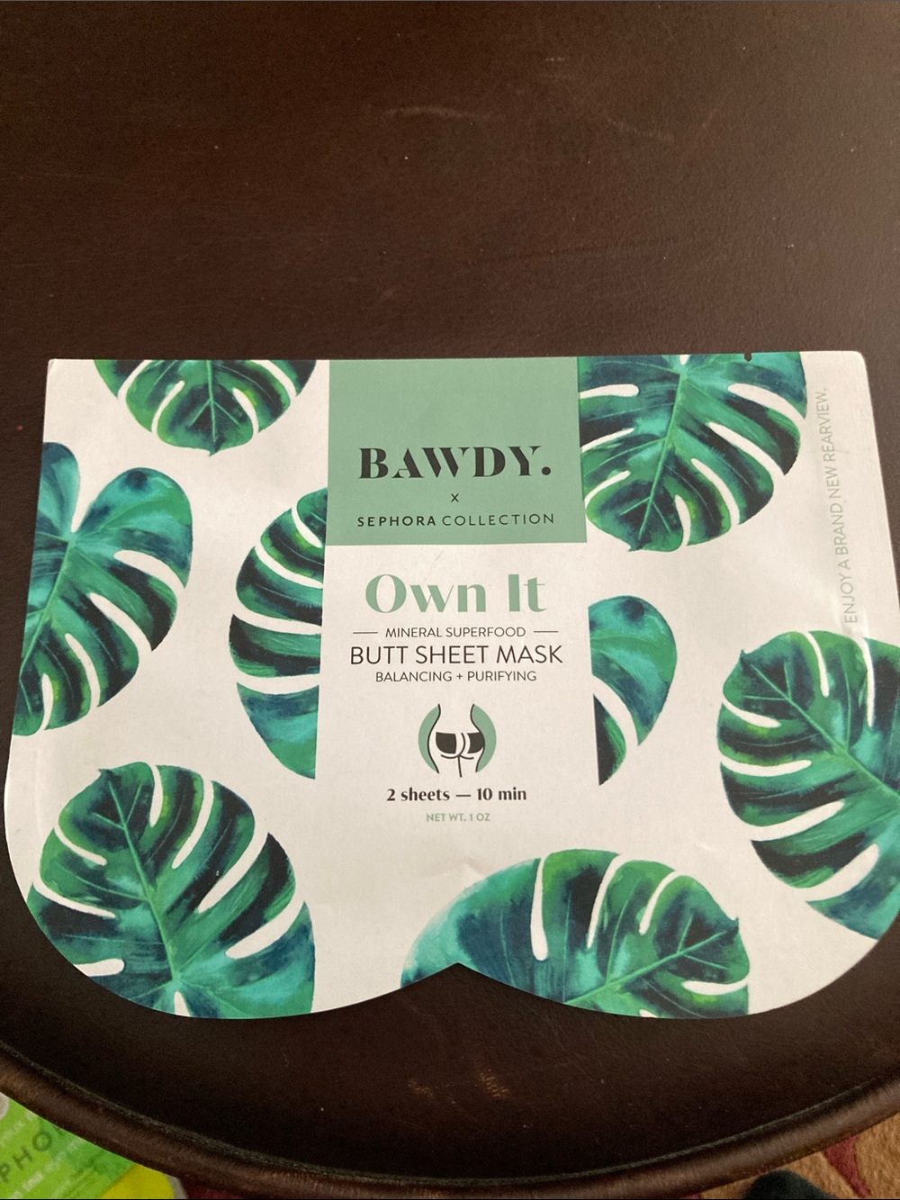 BAWDY x Sephora Collection Own It Butt Sheet Mask - Green